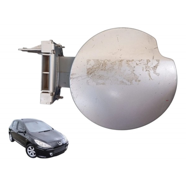 Portinhola Tanque Combustível Peugeot 307 9643554477 Orig Prateado 2008