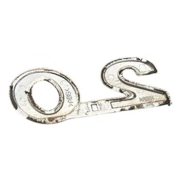 Emblema 2.0 Cromado Golf Parati Saveiro Polo Santana G3 E G4 Cromado