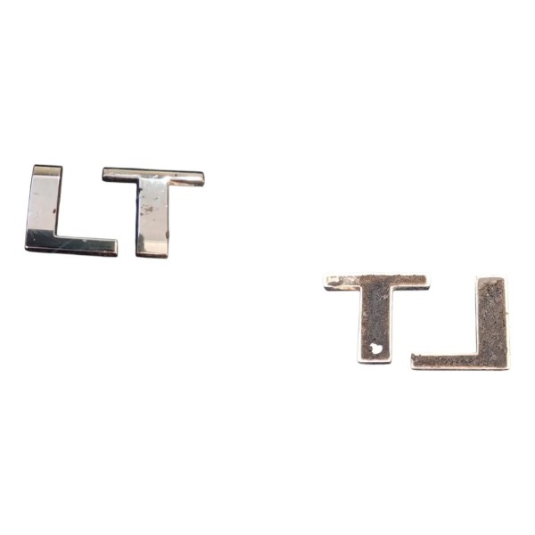 Emblema Letreiro Cromado Lt Gm Cruze Onix Celta Agile Corsa Cromado