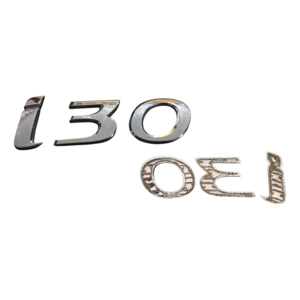Emblema Letreiro Porta Malas Do I30 2009 2010 2011 2012 Cromado