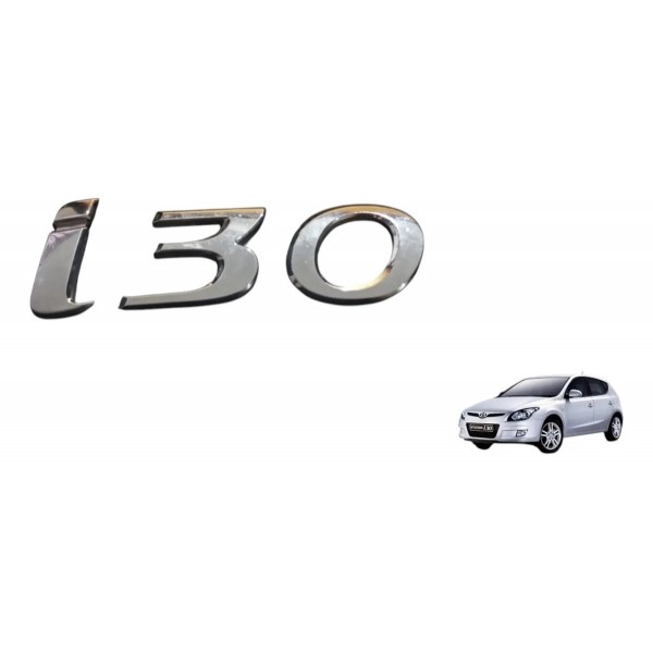 Emblema Letreiro Porta Malas Do I30 2009 2010 2011 2012 Cromado