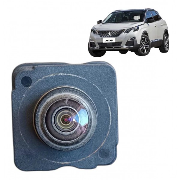 Câmera De Re Traseira Peugeot 3008 5008 Original