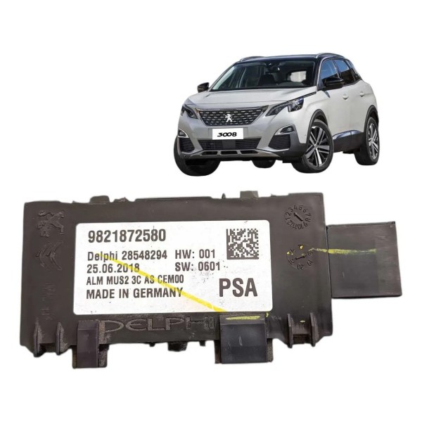 Módulo Central Alarme Peugeot 3008 5008 2019 2020 2021 2022