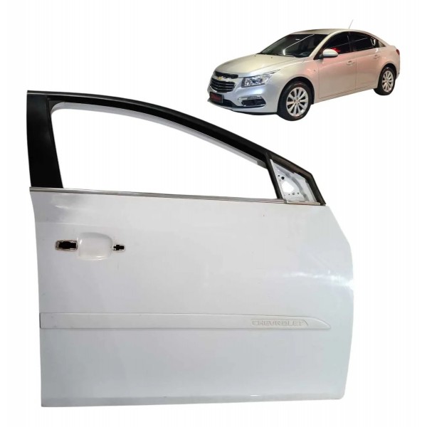 Porta Dianteira Direita Gm Cruze 2012 2013 2014 2015 2016  Dianteira Direita Branca