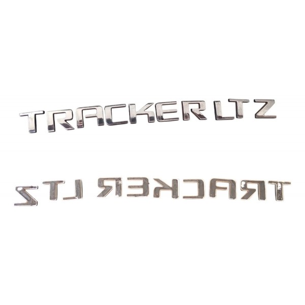 Emblema Letreiro Tampa Mala Tracker Ltz 2014 2015 2016 2017 Cromado