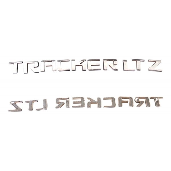 Emblema Letreiro Tampa Mala Tracker Ltz 2014 2015 2016 2017 Cromado