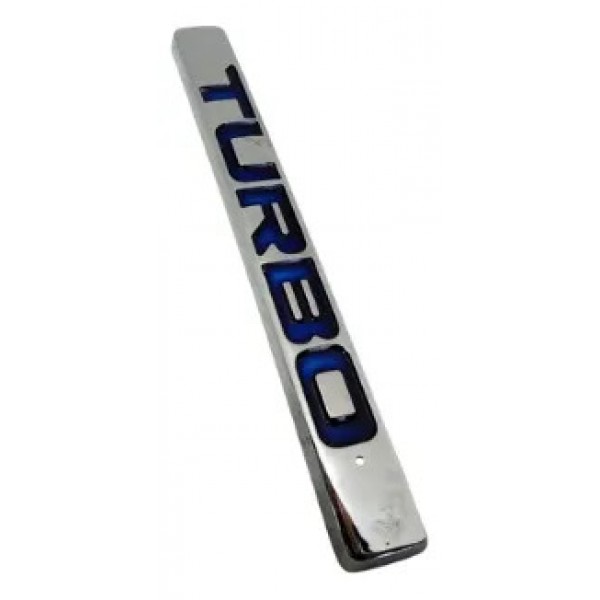 Emblema Turbo Honda Civic G10 17/21 Cromado