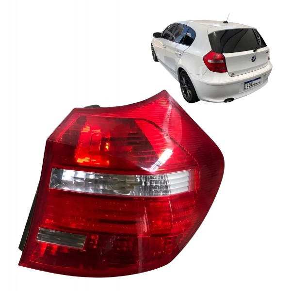 Lanterna Direita Bmw 118i 2007 2008 2009 2010 2012 Original  Direito/passageiro Vermelho