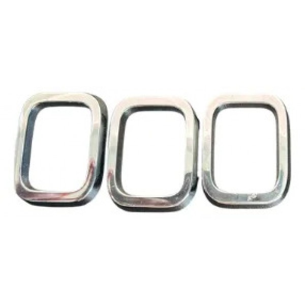 Moldura Grade Frontal Uno Way Xinghu 2011 A 2014 Cinza Cromado