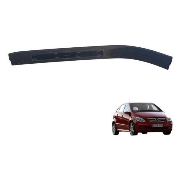 Acabamento Soleira Porta Mercedes B200 2008 Traseira Direita Preto