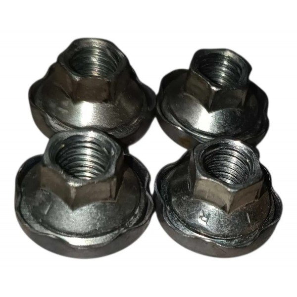 Porca Parafuso Coletor Escape Renault Kwid Intens 2 2023 Prata