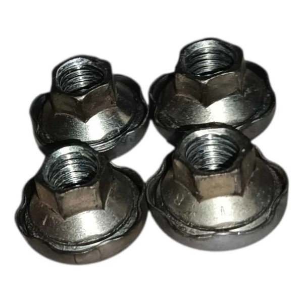 Porca Parafuso Coletor Escape Renault Kwid Intens 2 2023 Prata