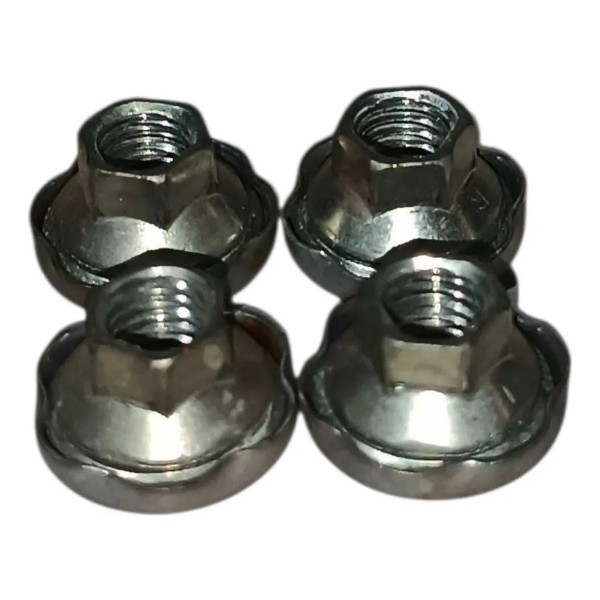 Porca Parafuso Coletor Escape Renault Kwid Intens 2 2023 Prata