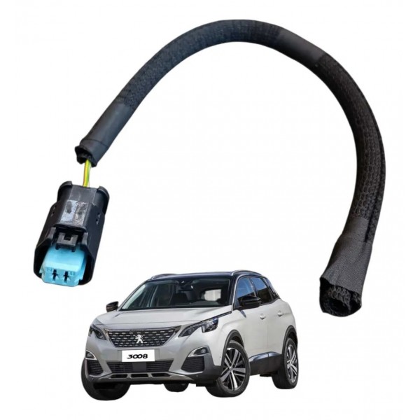 Plug Botão Quadrado Porta Malas Peugeot 3008 Griffe 2019