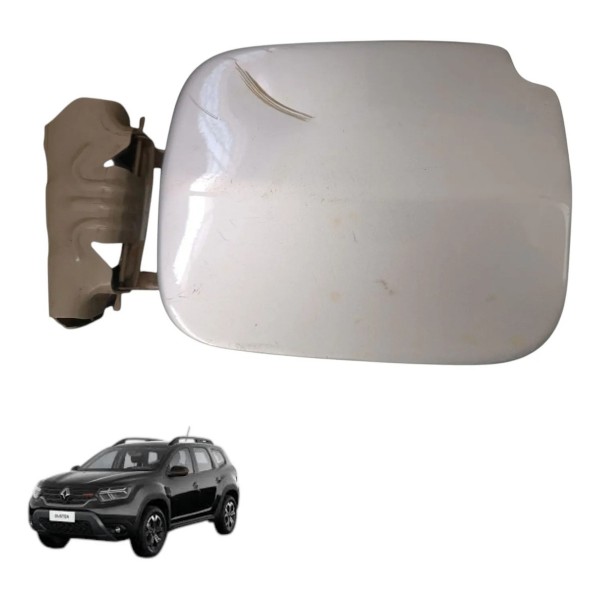 Portinhola Combustível Renault Duster 2018 2019 2020 Prateado 2020