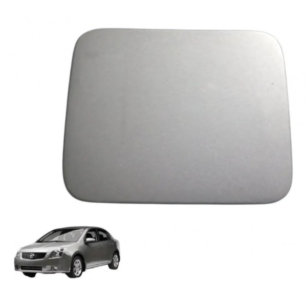 Portinhola Tampa Tanque Combustível Nissan Sentra 2008-2013 Prateado 2008