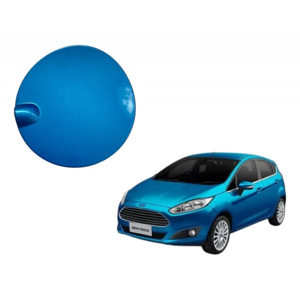 Tampa Portinhola Tanque New Fiesta Hatch 2013-2023 Original Azul-aço 2013