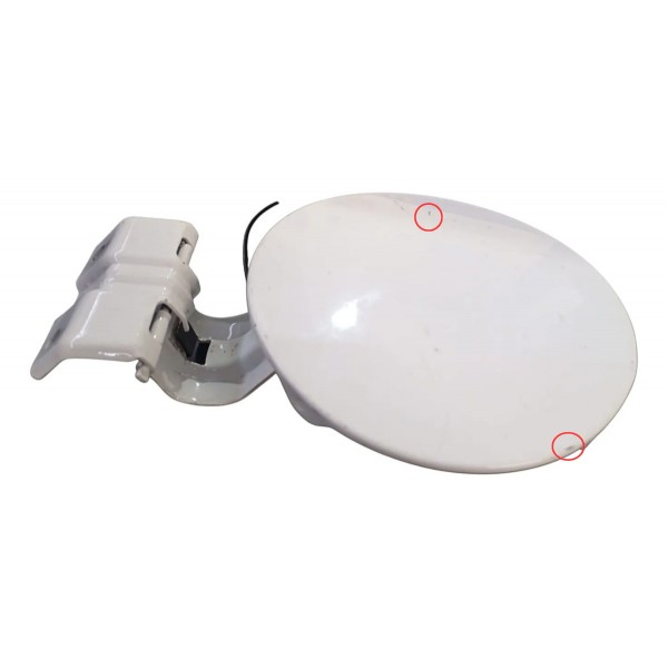 Tampa Portinhola Combustível Mitsubishi Lancer 2011 A 2012 Branco 2012