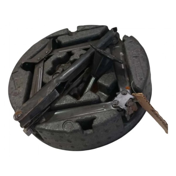 Kit Estepe Carro Chave De Roda Macaco Sanfona