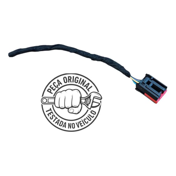 Plug Conector Botao Comando Vidro D.e Ford Ka 2021 4 Fios