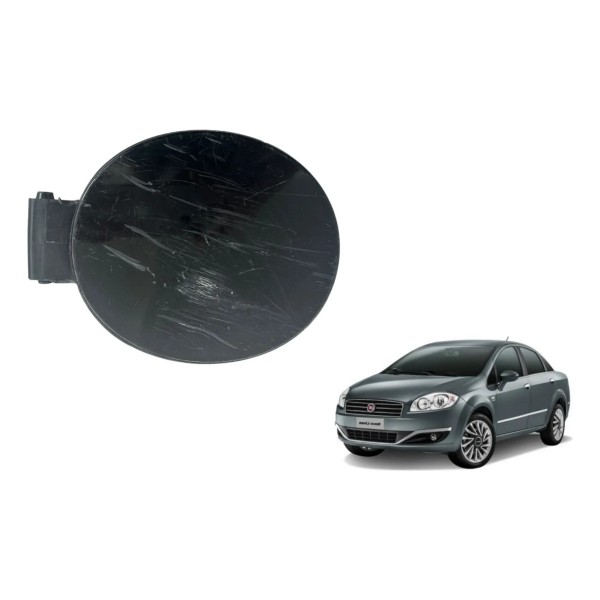 Portinhola Tanque Combustivel Fiat Linea 2009 Até 2014 Preto 2009