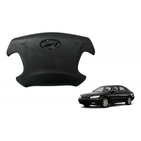 Bolsa Air Bag Volante Hyundai Azera 2007-2011 Cinza