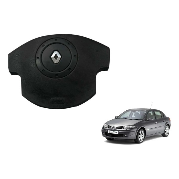 Bolsa Volante Airbag Renault Megane 2007-2011 Preto