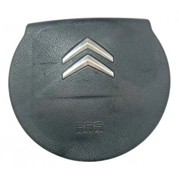 Bolsa Airbag Motorista Citroen C4 Pallas 2008 A 2013 Preto