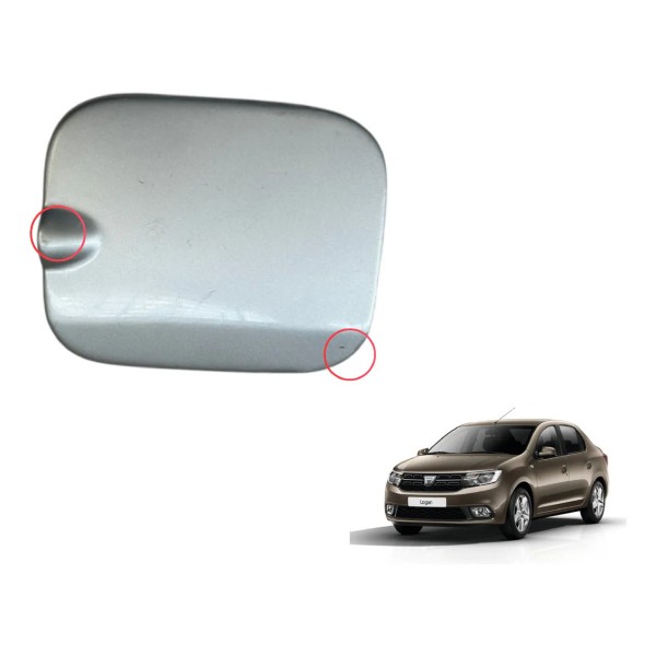 Portinhola Tanque Combustível Sandero 2009 A 2011 Cinza Cinza 2009