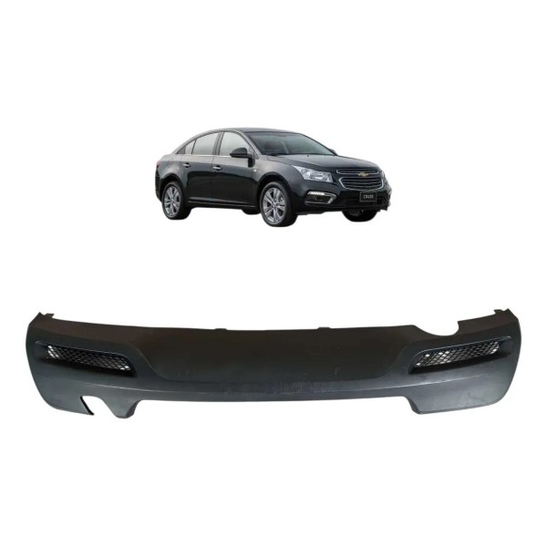Spoiler Parachoque Traseiro Cruze Hatch 2012 A 2016 Branca