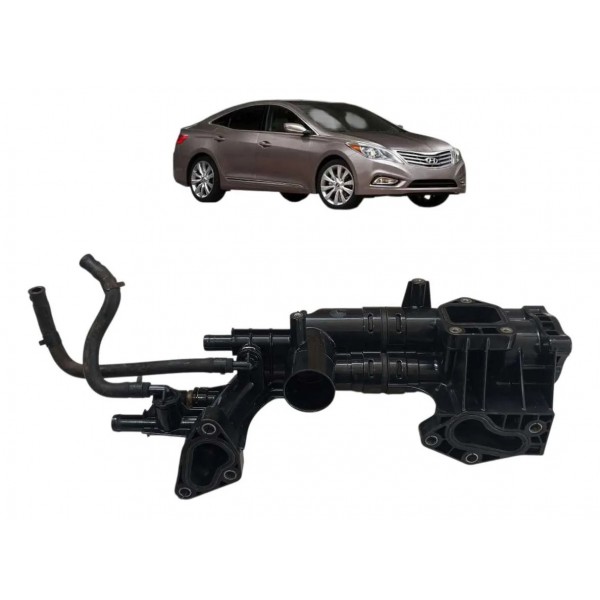 Carcaca Valvula Termostatica Azera 3.0 Santa Fe 3.3 3.5 V6