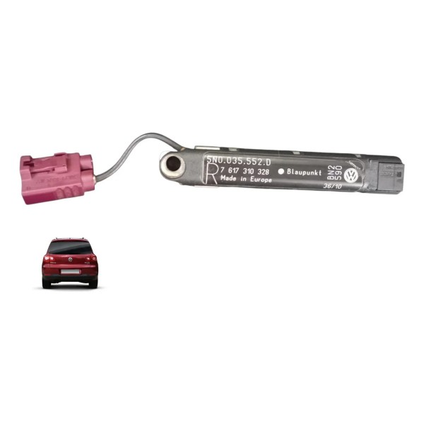 Sensor Vidro Vw Tiguan Traseiro 2010/2011 Preto