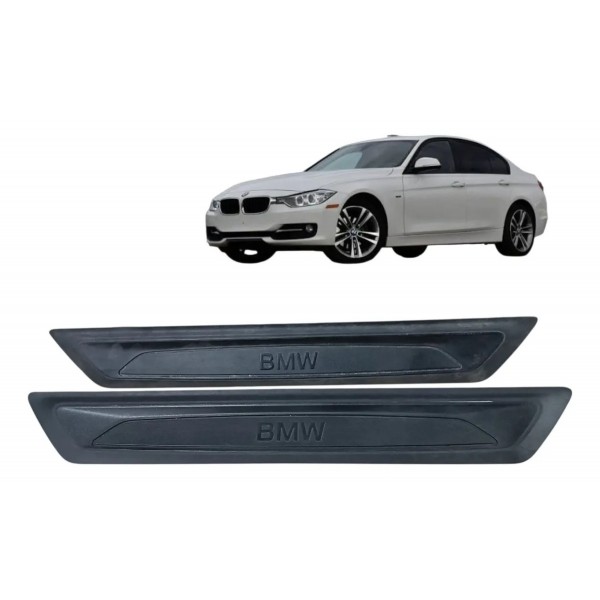 Soleira Porta Dianteira Bmw 320i 328i 2013 2014 2015 Orig Preto