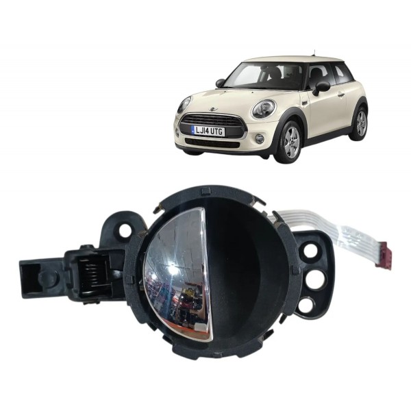 Maçaneta Interna Mini Cooper Clubman 2012 Dianteiro Esquerdo Cromado Dianteira