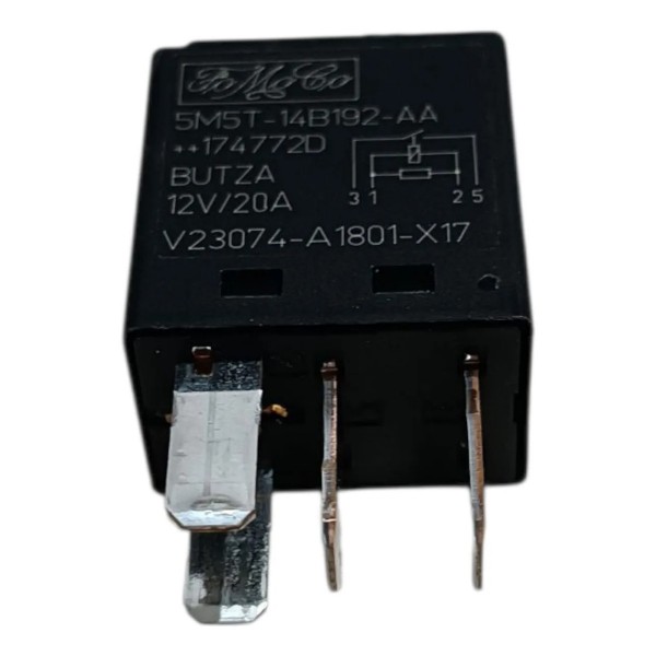 Relé Auxiliar 4 Pinos Ford 12v 20a Original 5m5t14b192aa 12