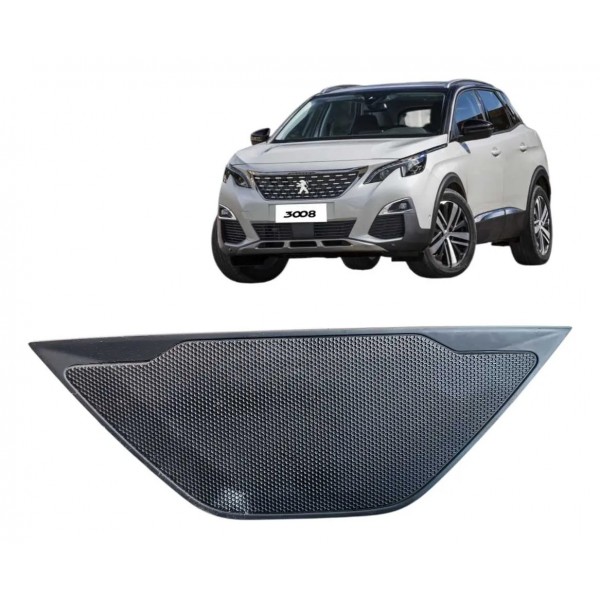 Moldura Superior Painel Peugeot 3008 2019 2020 2021 2022 Preto