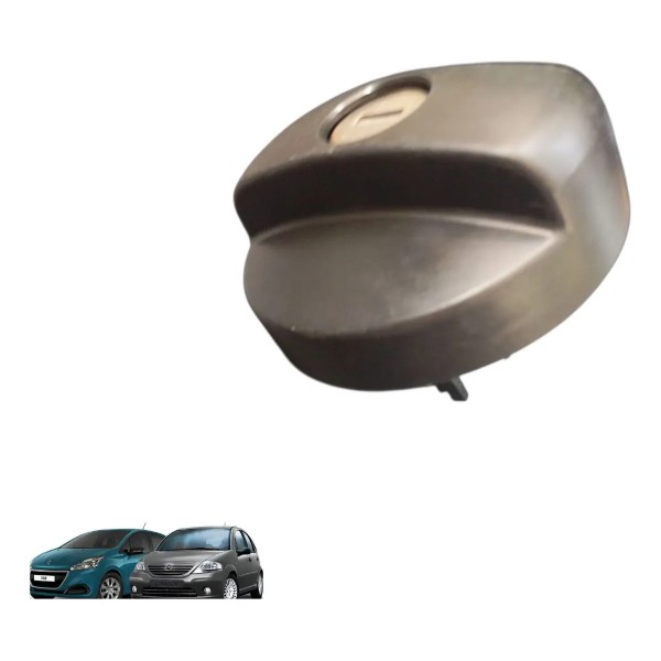 Tampa De Combustível Peugeot 208 Após 13 Preto 2014