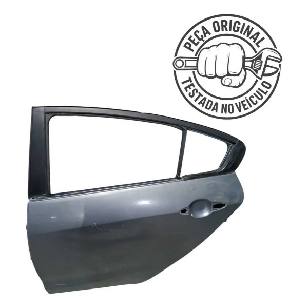 Porta Traseira Esquerda Kia Cerato 2014 2015 2016 2017  Traseira Esquerdo Cinza