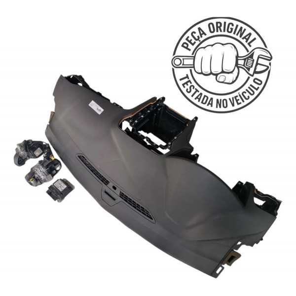 Capa Painel Com Airbag Modulo Cintos Ford Fusion 2014 A 2019 Preto