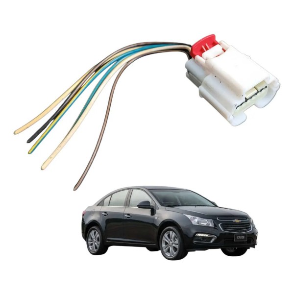 Plug Sensor Posição Pedal Freio Chevrolet Cruze 1.8 Lt 2015