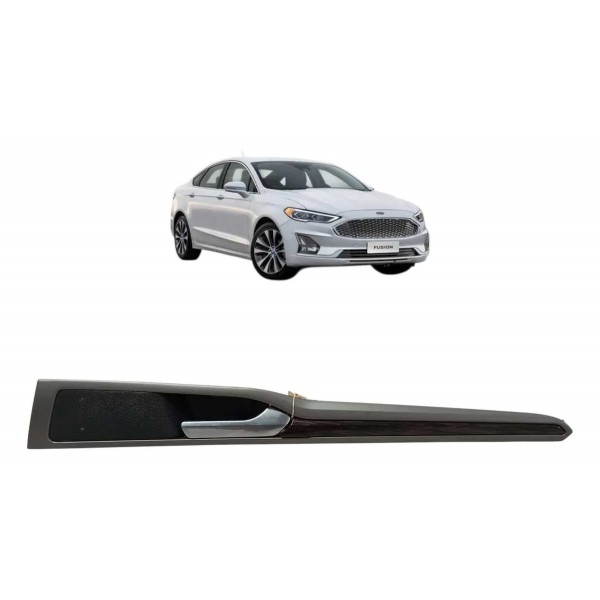 Macaneta Interna Traseira Esquerda Ford Fusion 2013 A 2019 Cinza Traseira