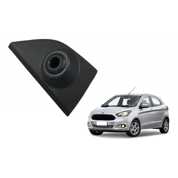 Acabamento Interno Retrovisor Esquerdo Ford Ka 2017/2019 Preto