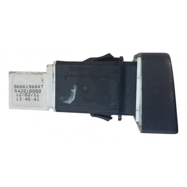 Botão Alarme Citroen C3 Picasso Aircross 2010 A 2015 Preto