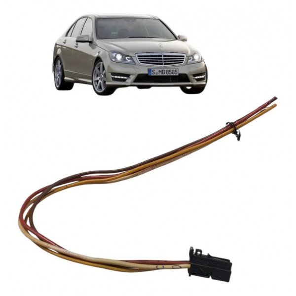 Plug Conector 4 Fios Comando Ar Mercedes C180 C200 2012 2013