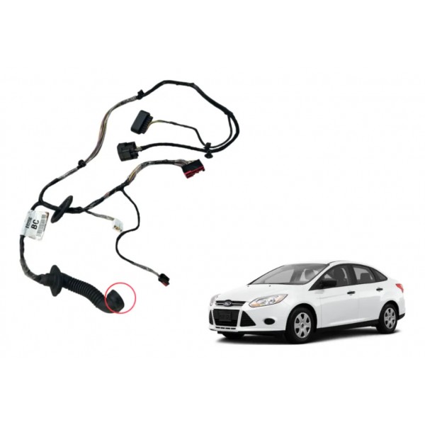 Chicote Porta Traseira Esquerda Ford Focus 2014 2016 A 2019