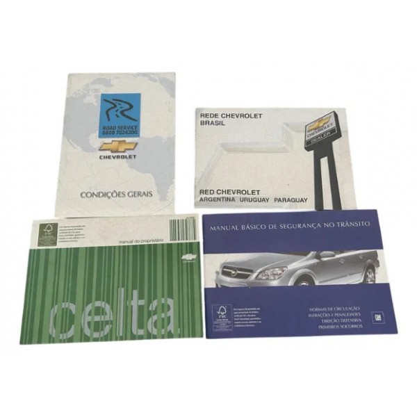 Manual Proprietário Chevrolet Celta 2005 2006 Com Capinha