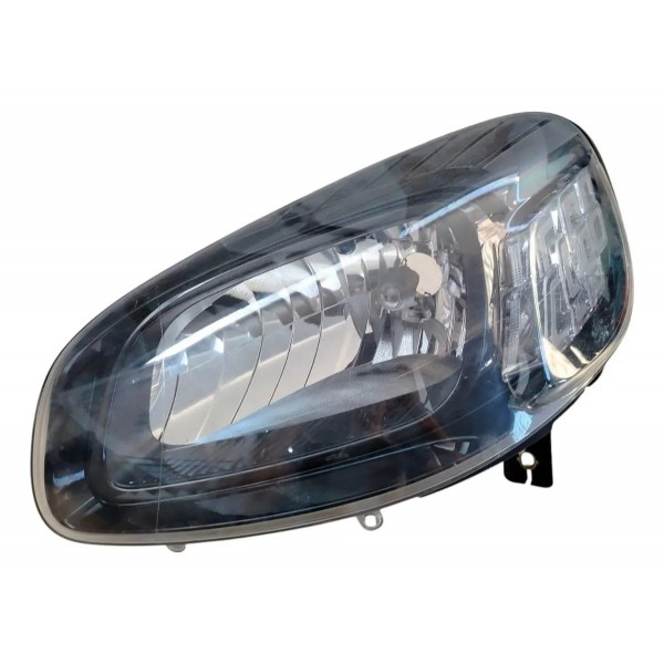 Farol Esquerdo Uno Vivace 2015 A 20 C/mascara Negra Detalhes Esquerdo/motorista
