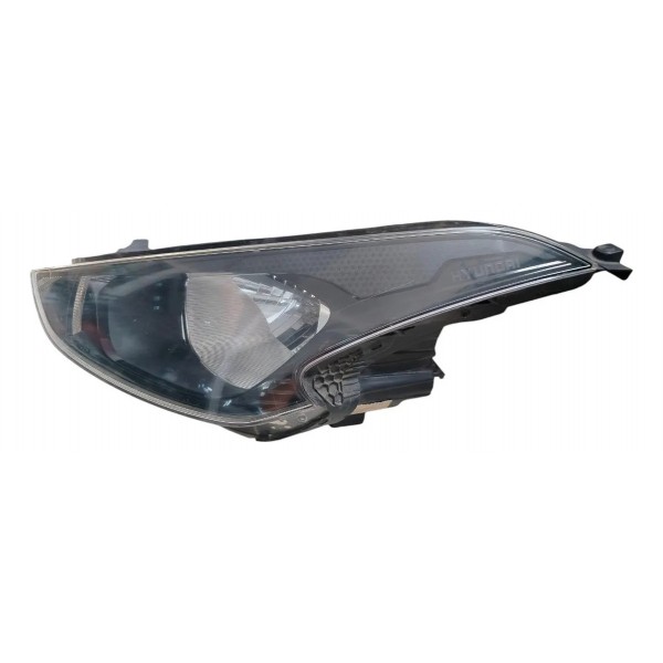Farol Esquerdo Hyundai Hb20 Evoluti C/masc Negr Detalhe Esquerdo/motorista