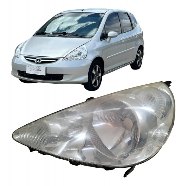 Farol Esquerdo Honda Fit 2004 2005 2006 2007 2008  Esquerdo/motorista