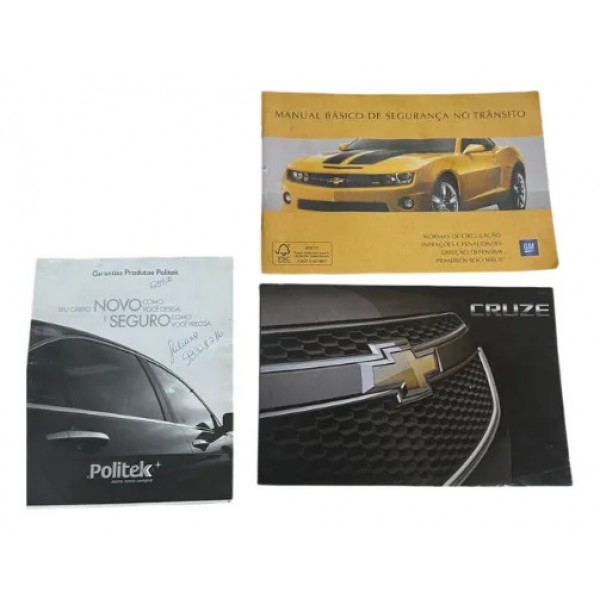 Manual Proprietário Chevrolet Cruze Ano 2013
